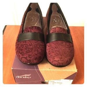 Dansko Claret worn once, size 38 or 8